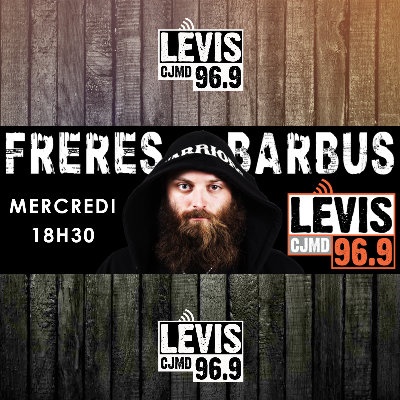LES FRÈRES BARBUS | CJMD 96,9 FM LÉVIS | L'ALTERNATIVE RADIOPHONIQUE