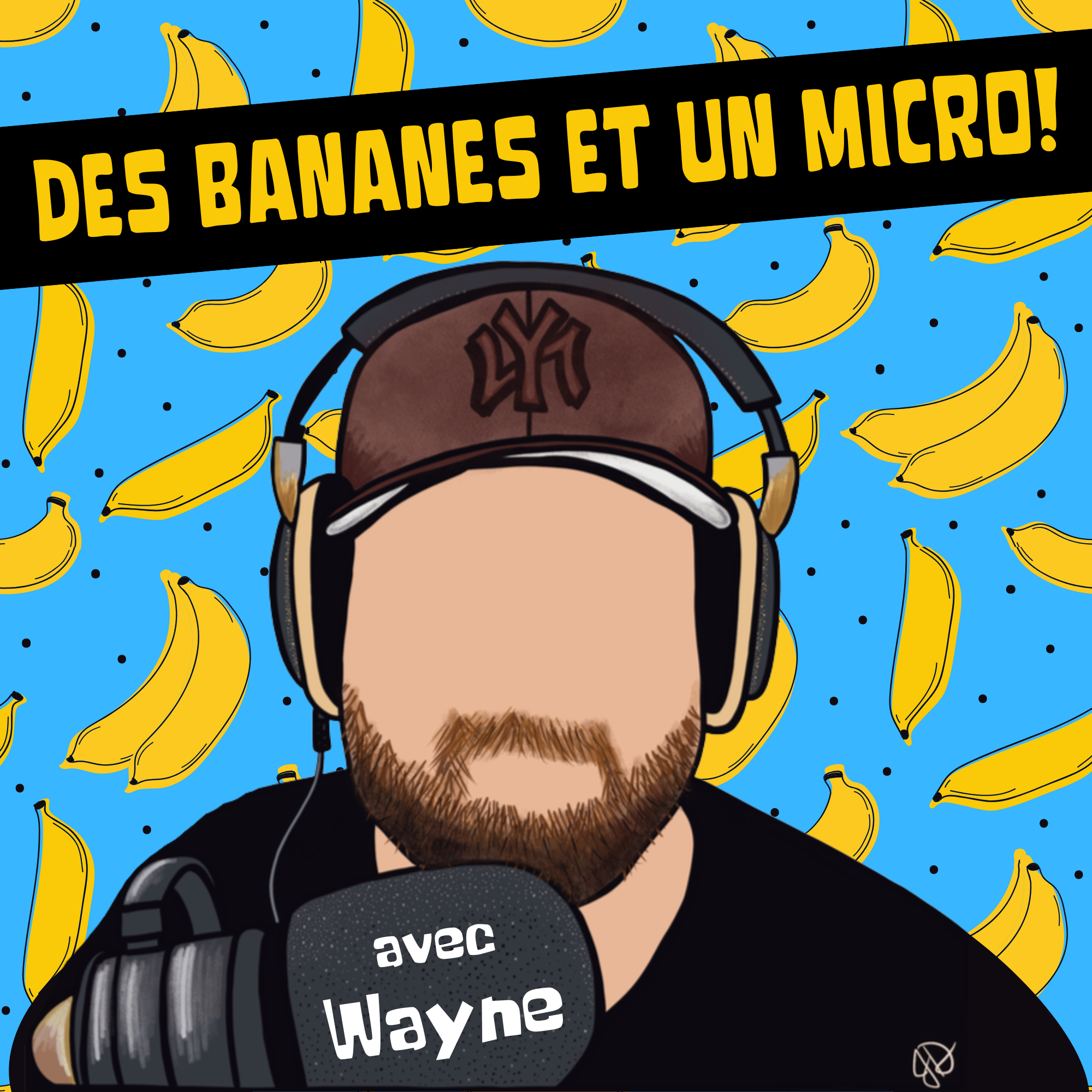 Des bananes et un micro!