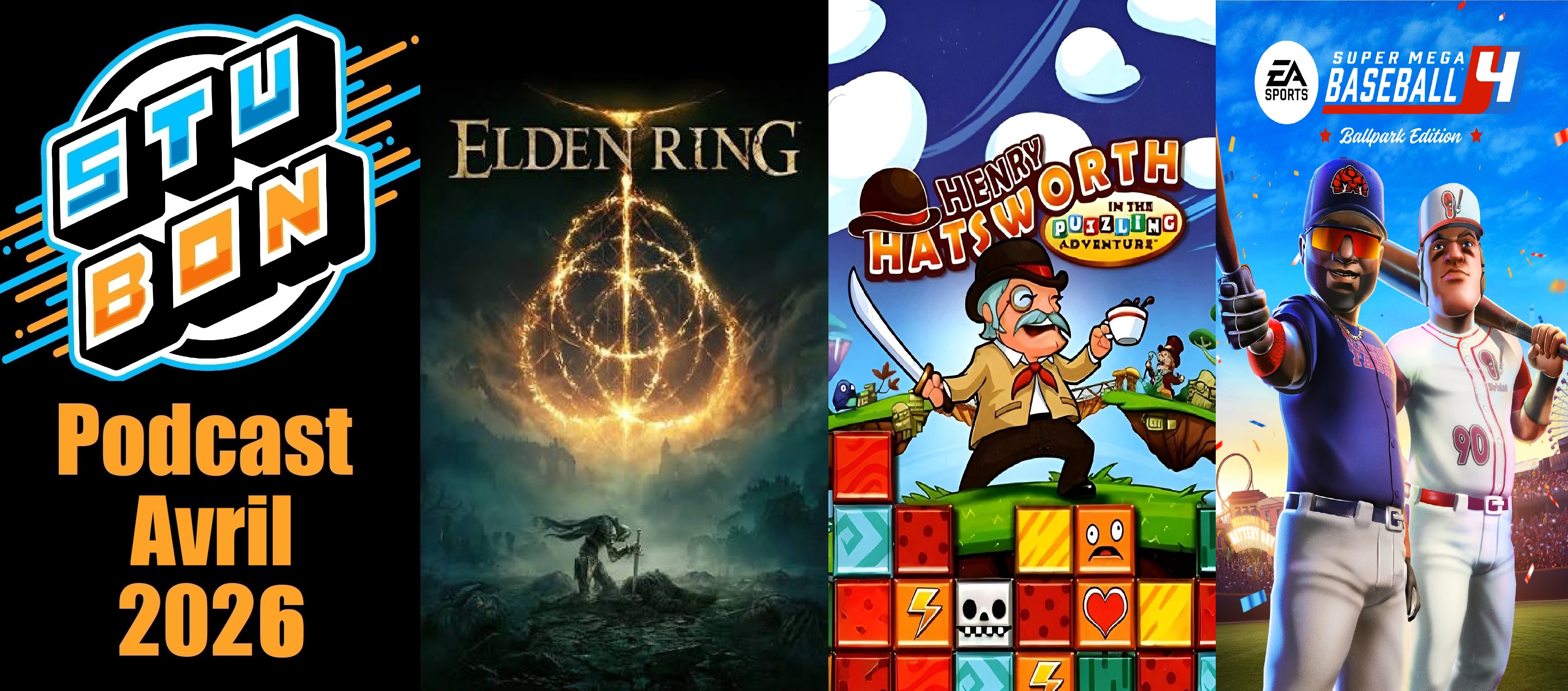 Elden Ring, Henry Hatsworth et Super Mega Baseball 4 – Podcast Août 2026