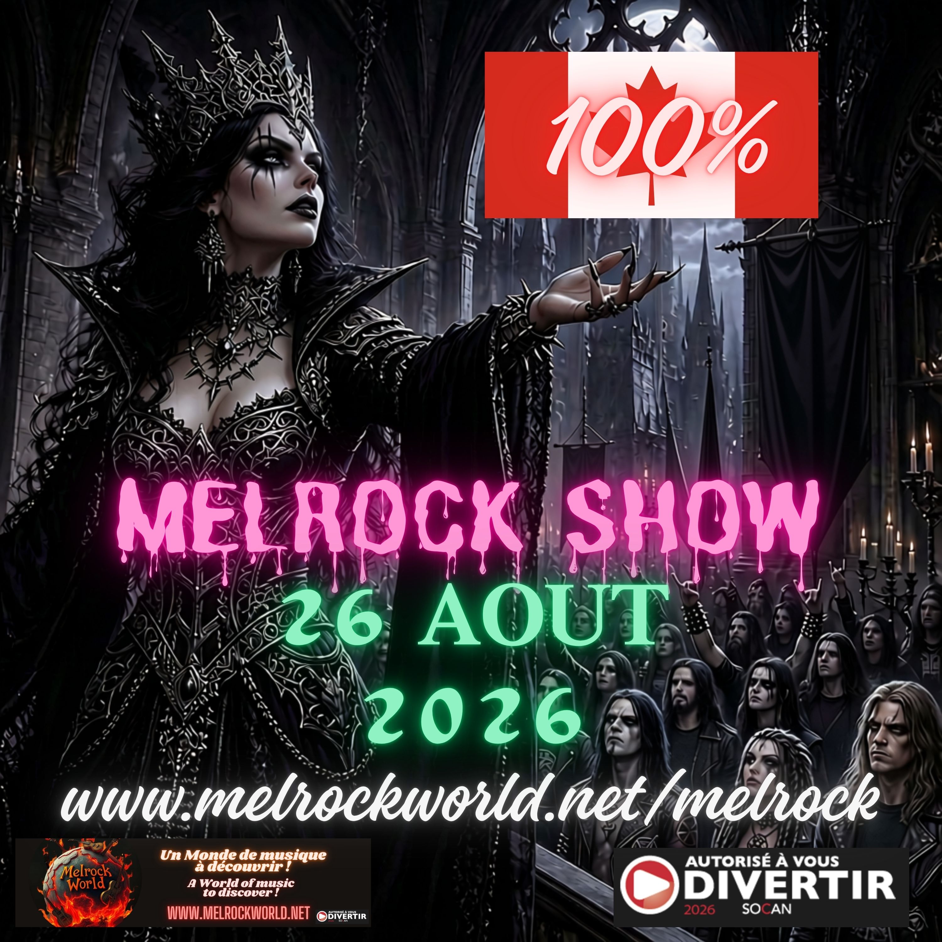 MelRock Show 26 aout 2026