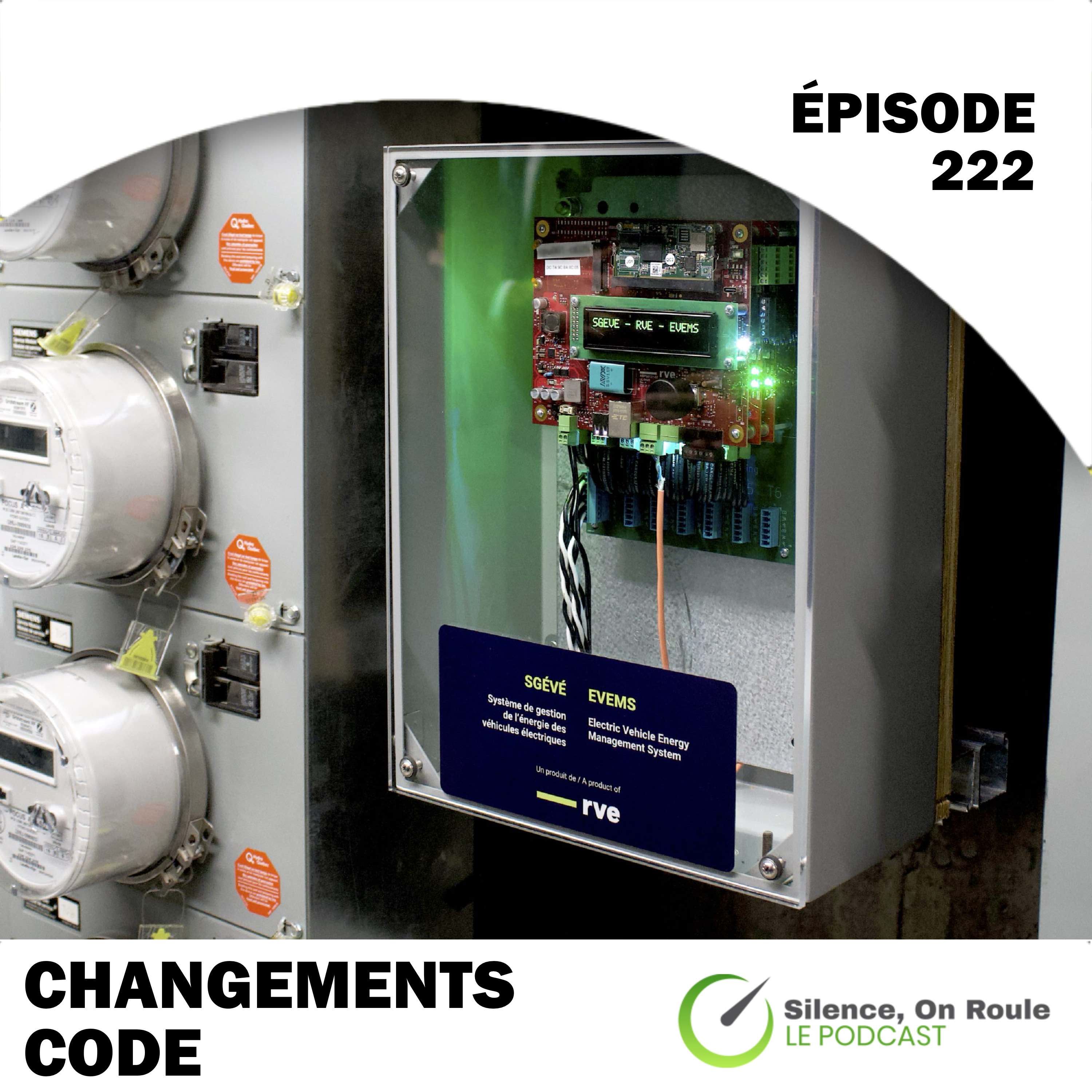 Épisode # 222 : Changements au code