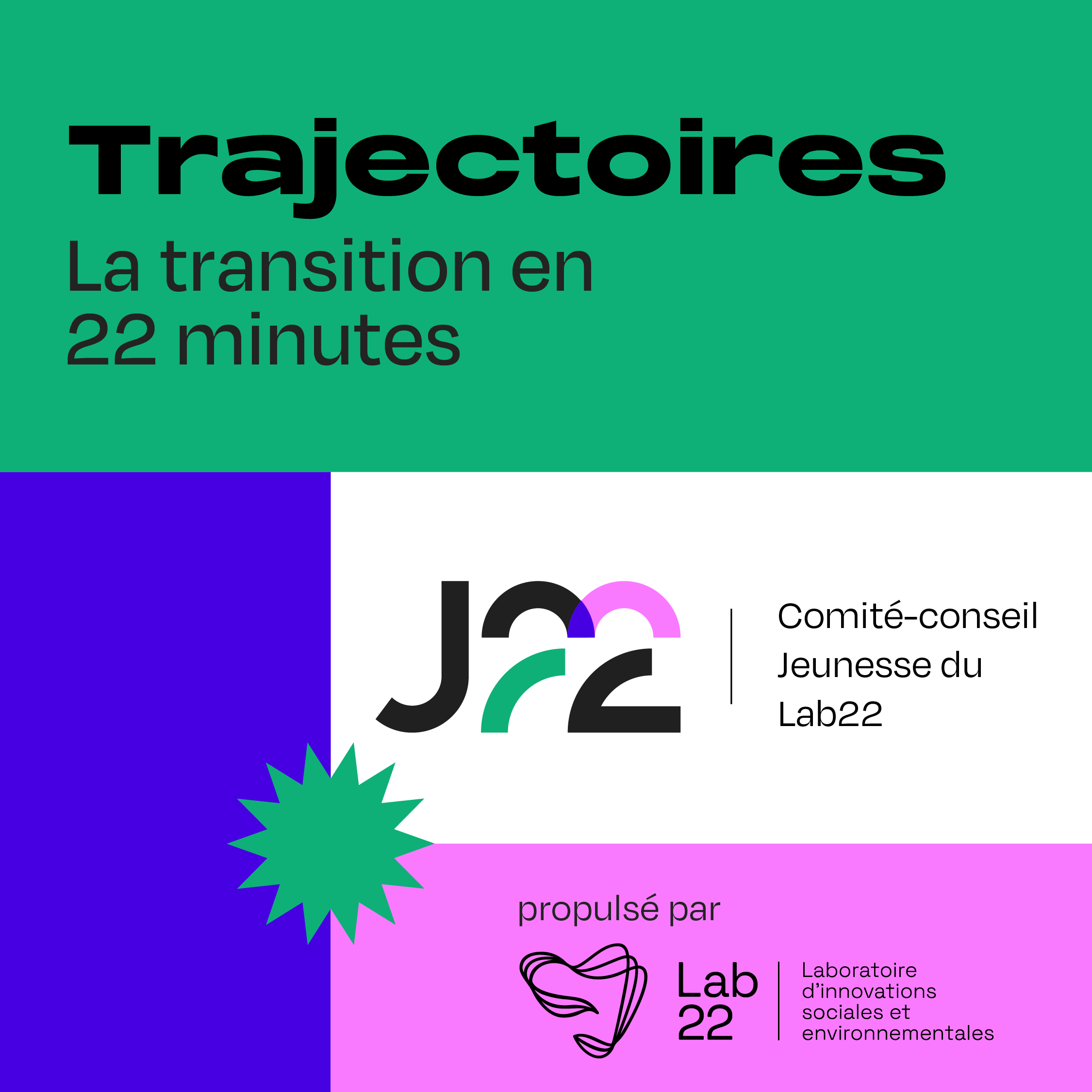 Couverture du balado Trajectoires : la transition en 22 minutes